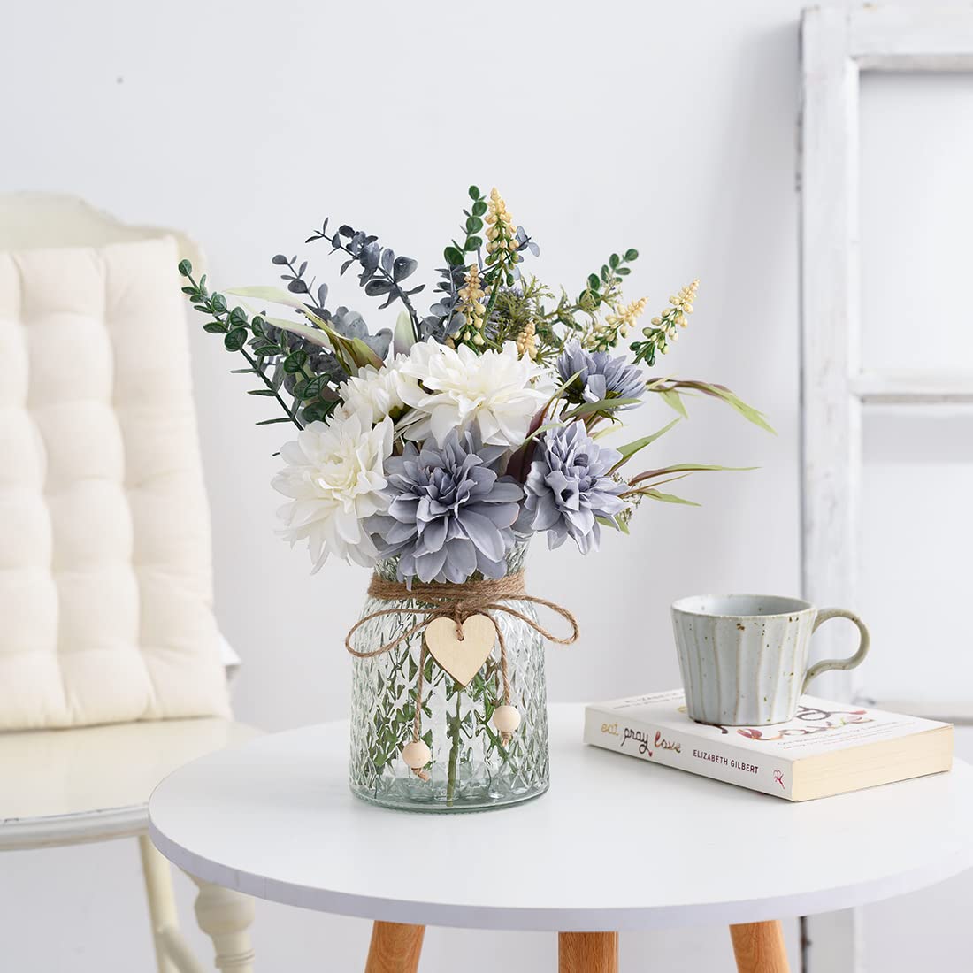 COZZI CODI twine vase detail adds rustic charm to decor.