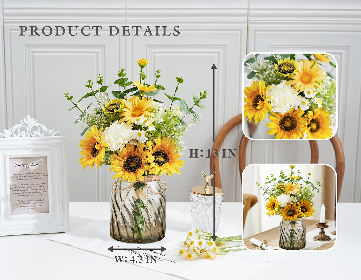 COZZI CODI dining table centerpiece for versatile styling