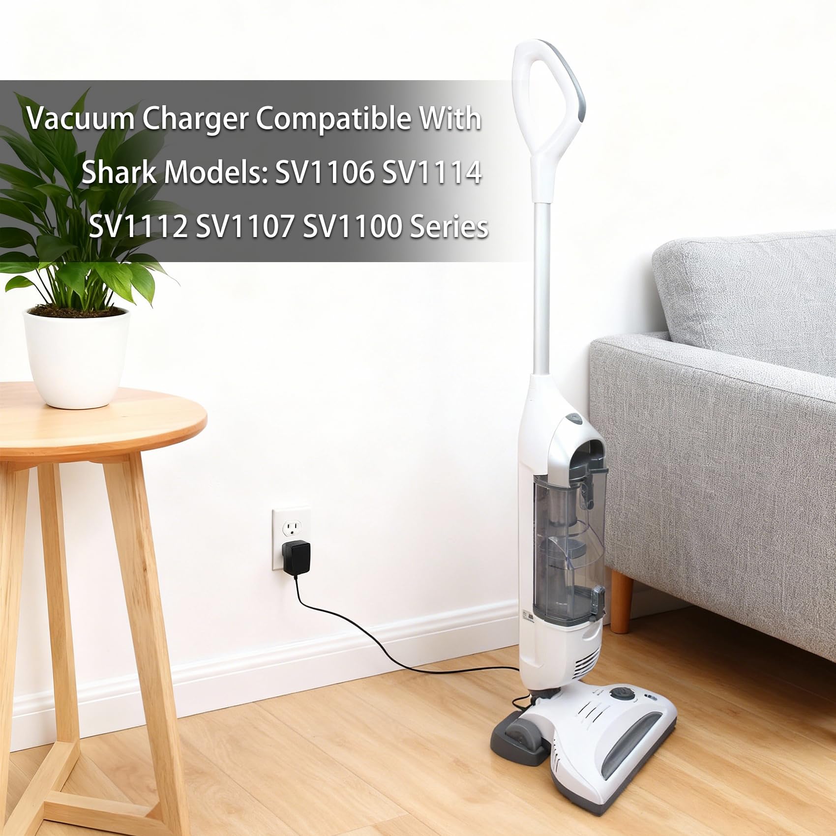 CPAI charger base for Shark SV1112 supports quick recharging after use