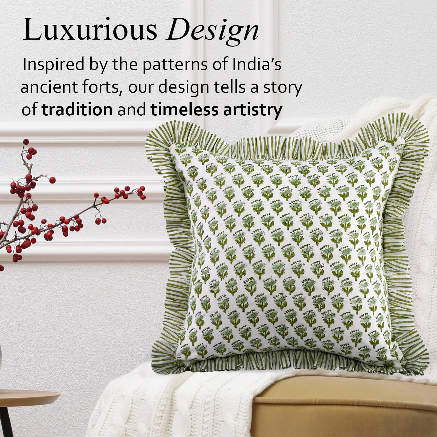 CPC 2-pack cotton pillow covers offer breathable comfort for daily use