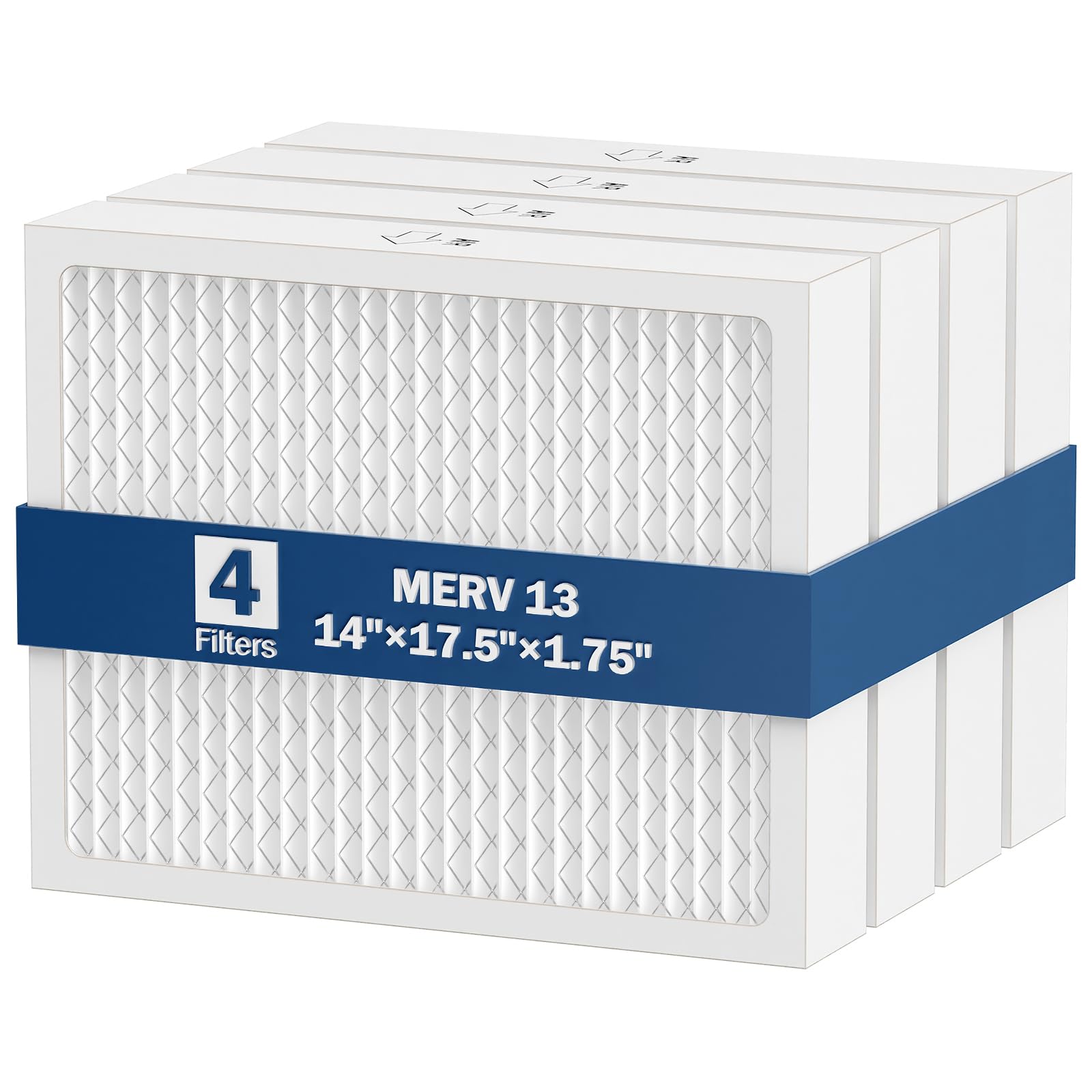 CPLIKE MERV 13 filter front view for Santa Fe improves fit and efficiency.