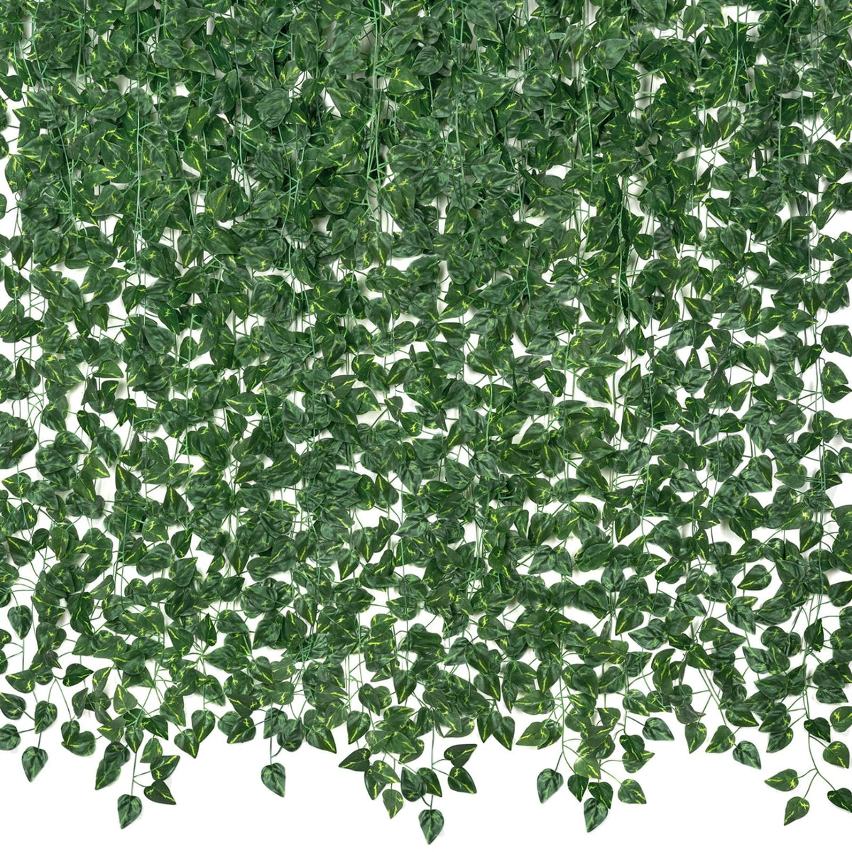 CQURE artificial ivy garland 672ft for lush room decor and events