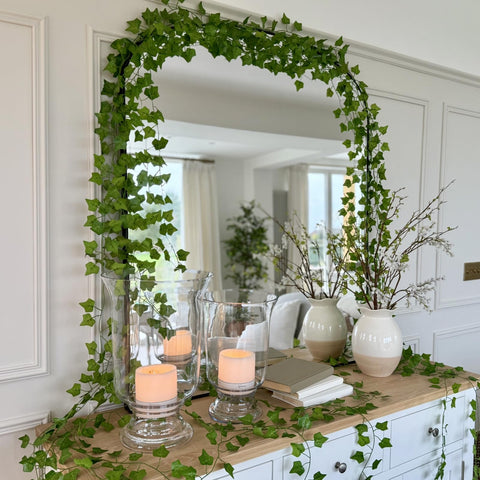 CQURE 7 ft ivy vine close-up foliage