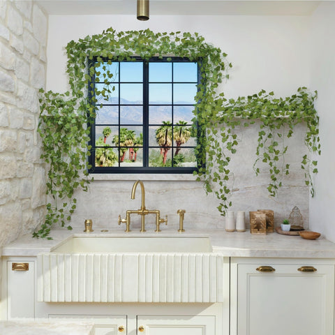CQURE hanging ivy vines displayed for event decor
