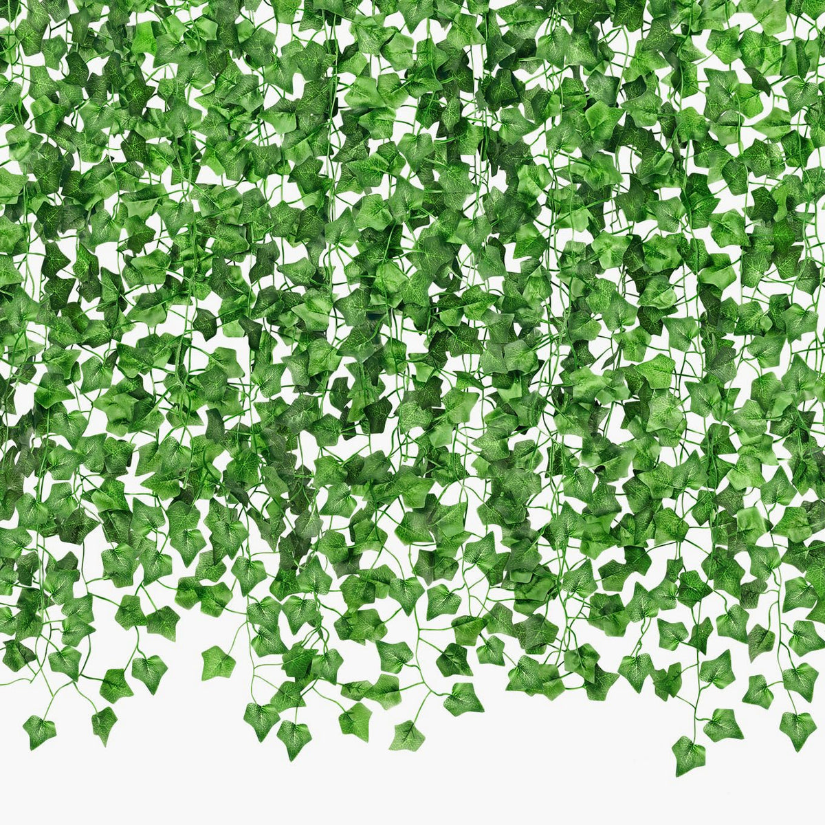 CQURE ivy garland 672ft total length for versatile wall decoration and easy installation.