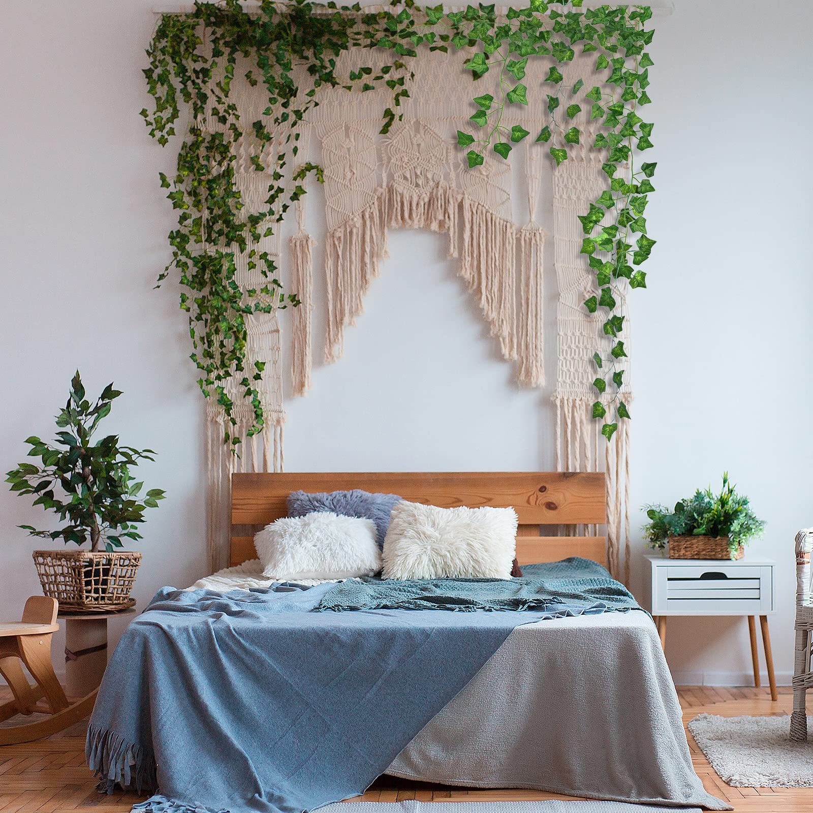 CQURE ivy garland is flexible and easy to trim for fit.