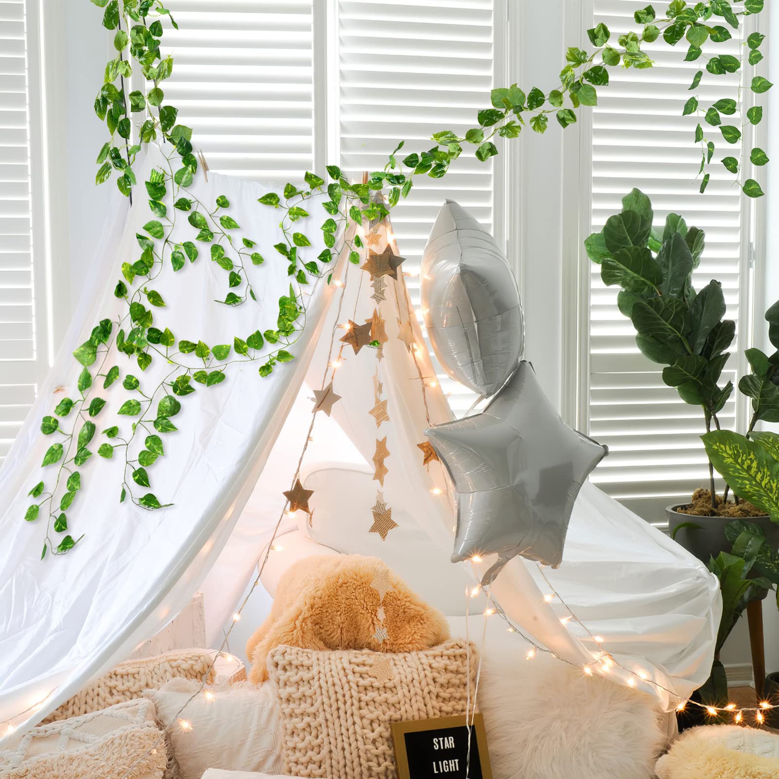 CQURE ivy garland easy care with no maintenance required
