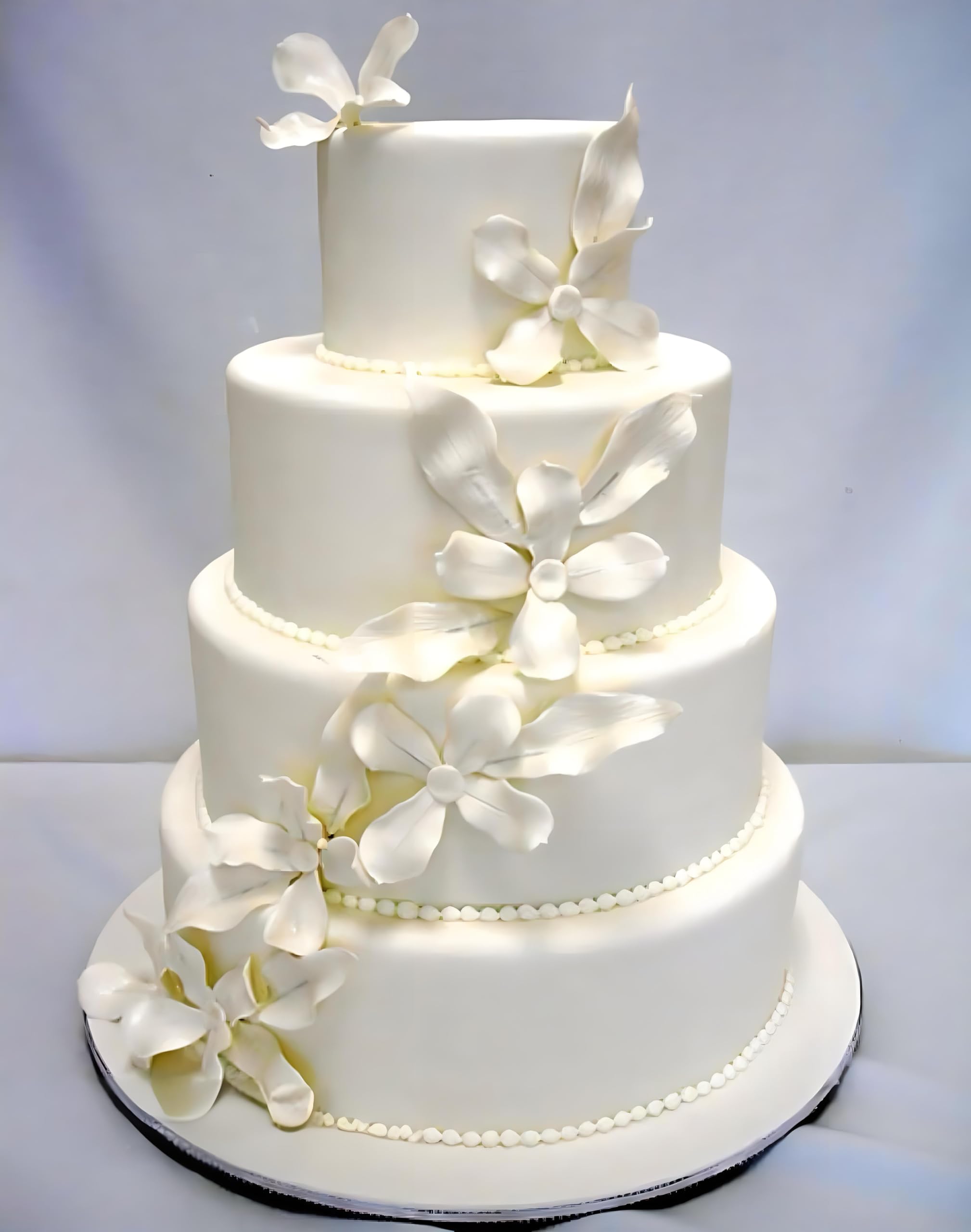 Crafare 5-tier foam cake dummy, 10-inch diameter, versatile for multi-tier display ideas.