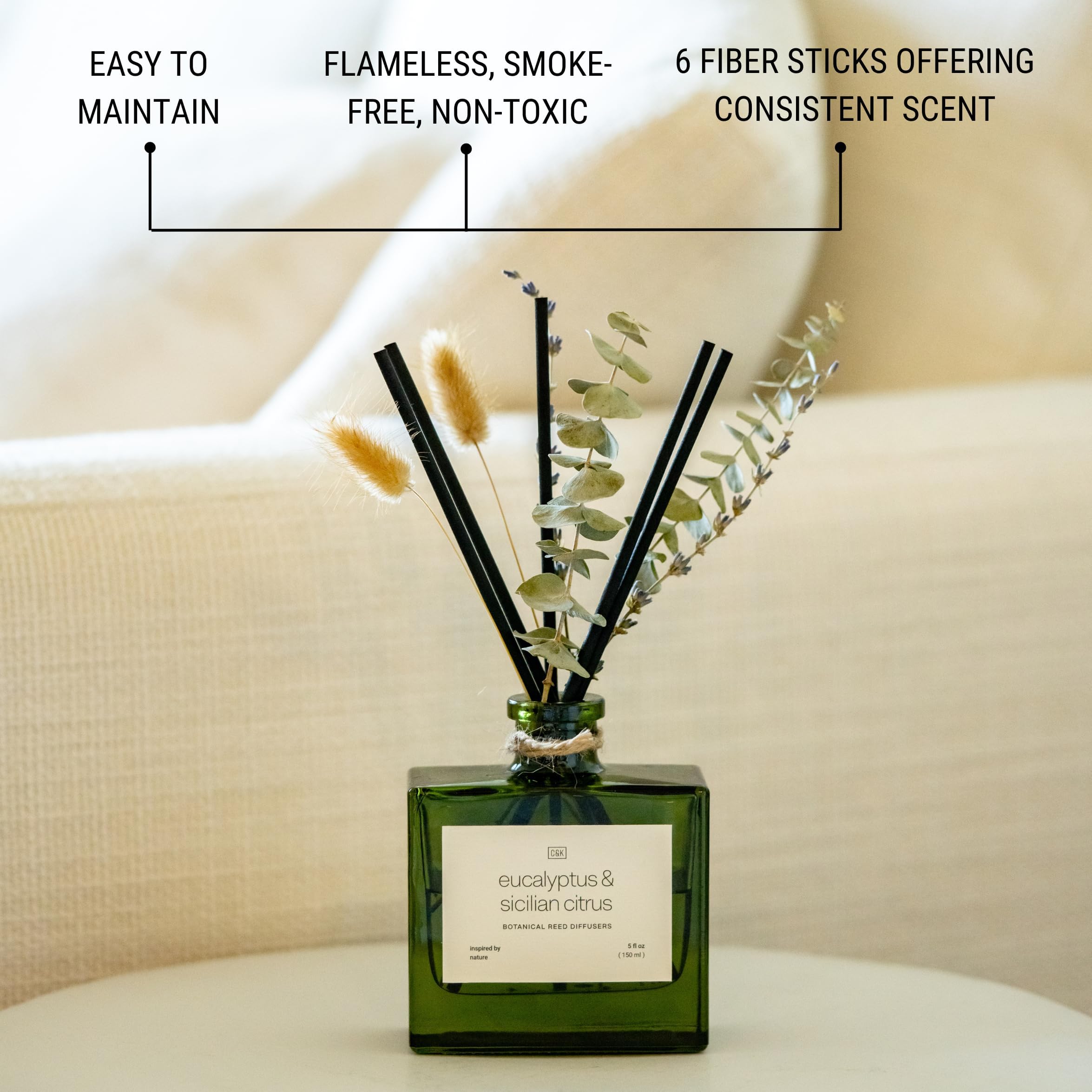 Bathroom ambiance enhanced by Sicilian citrus and eucalyptus fragrance