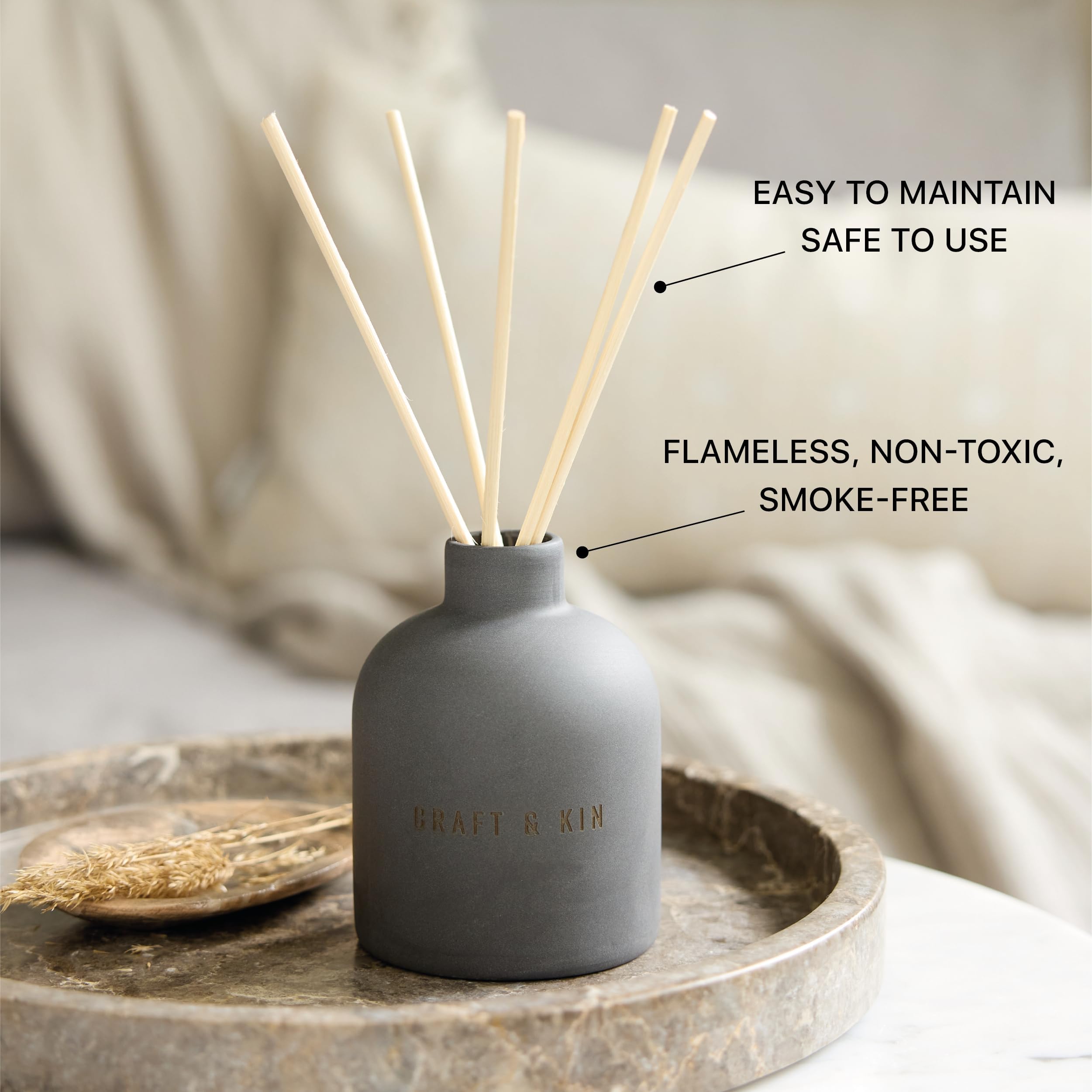 Gift-ready packaging for Craft & Kin Santal Woods diffuser