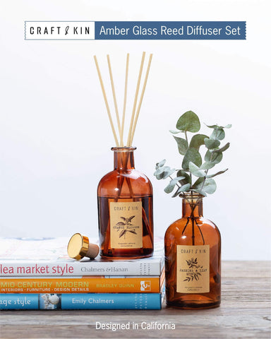 Diffuser sticks soaking oil delivering gentle, continuous scent