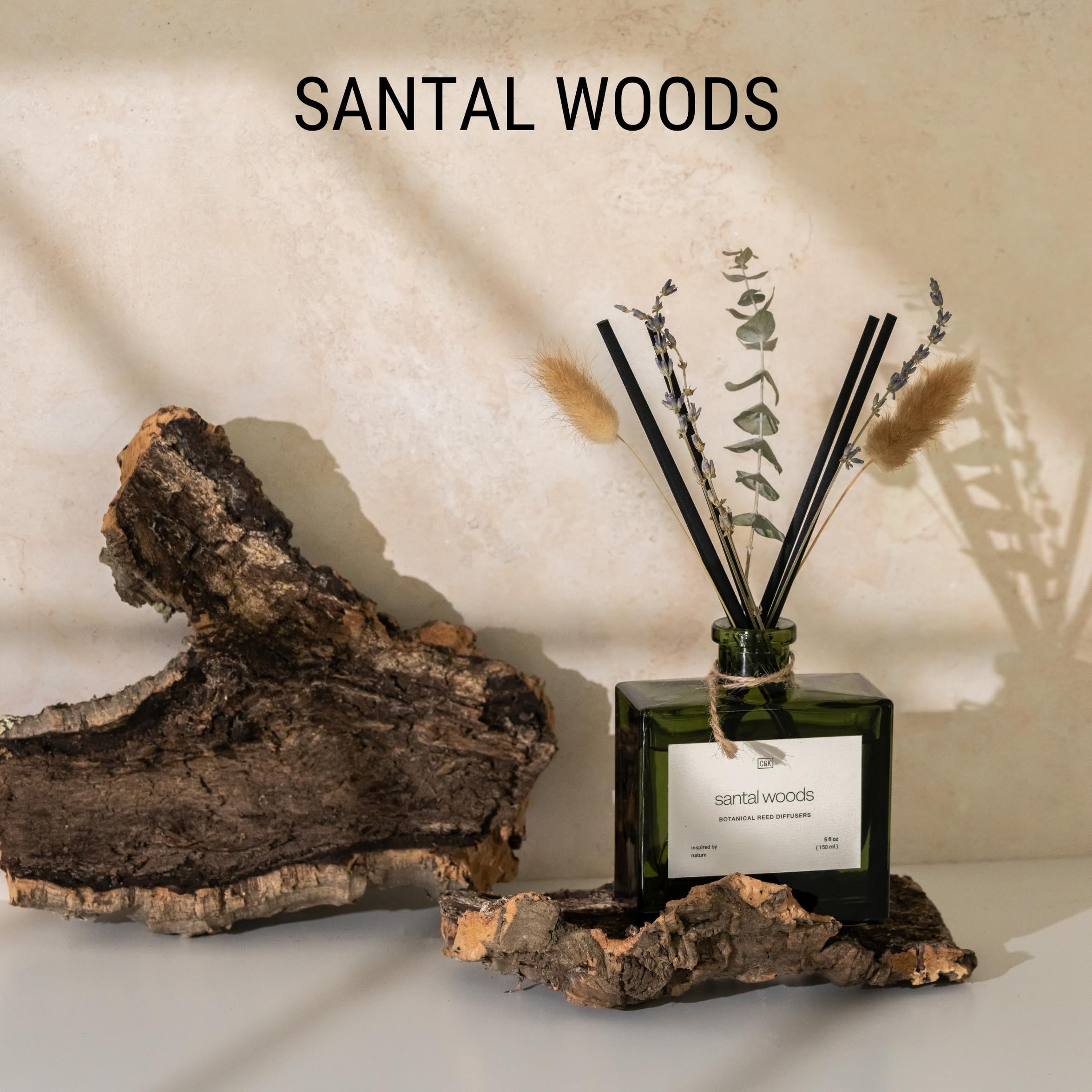 Craft and Kin Santal Woods packaging exudes premium gift-ready presentation.