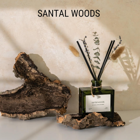 Craft and Kin Santal Woods packaging exudes premium gift-ready presentation.