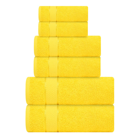 CraftBerry bath towels set with 27x54 inch towels for plush absorbency and daily use