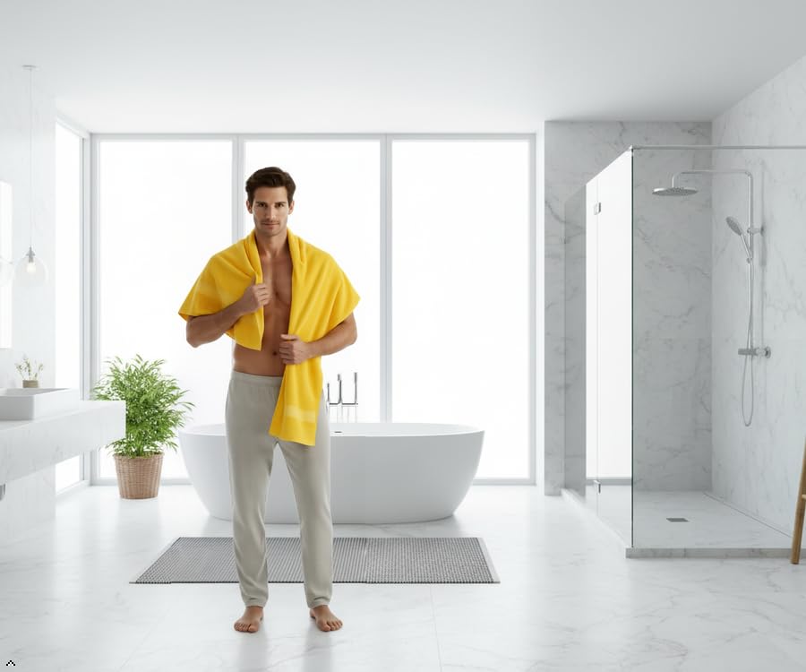 CraftBerry quick-dry towels reduce moisture and stay light after showers