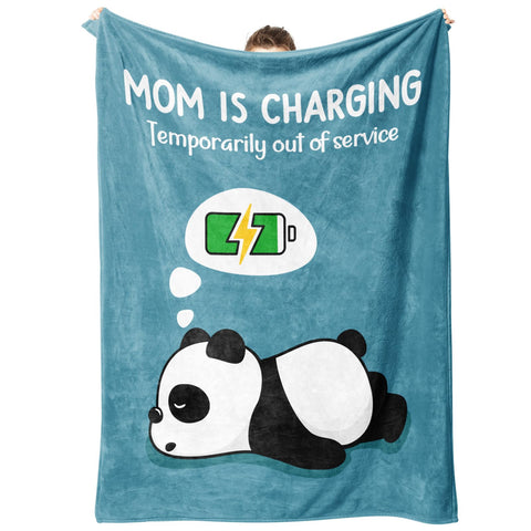 Craftique Mom's Charging Blanket hero view, a cozy gift idea for moms