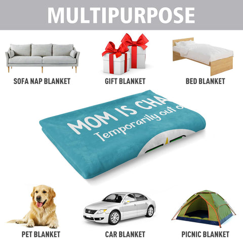 Craftique Mom's Charging Blanket travel-ready image, easy to pack for trips
