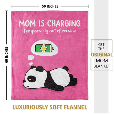 Craftique Mom's Charging Blanket closeup fabric — premium microfiber feel