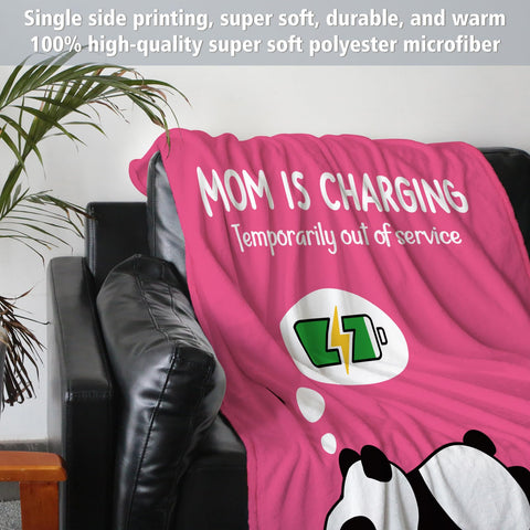 Craftique Mom's Charging Blanket nap time — convenient comfort anywhere