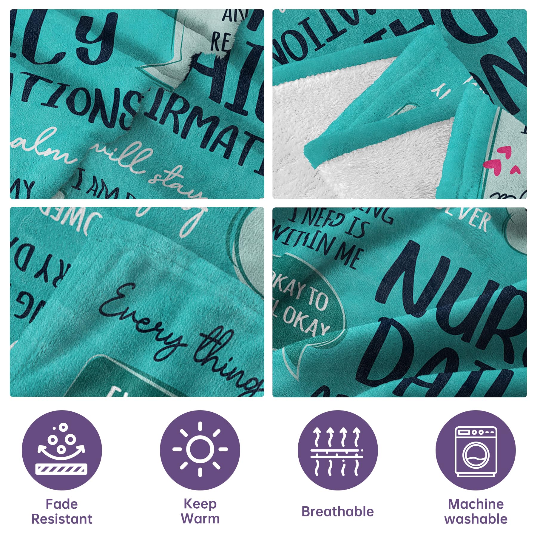 Craftique nurse multipurpose blanket shown on sofa and car scenes