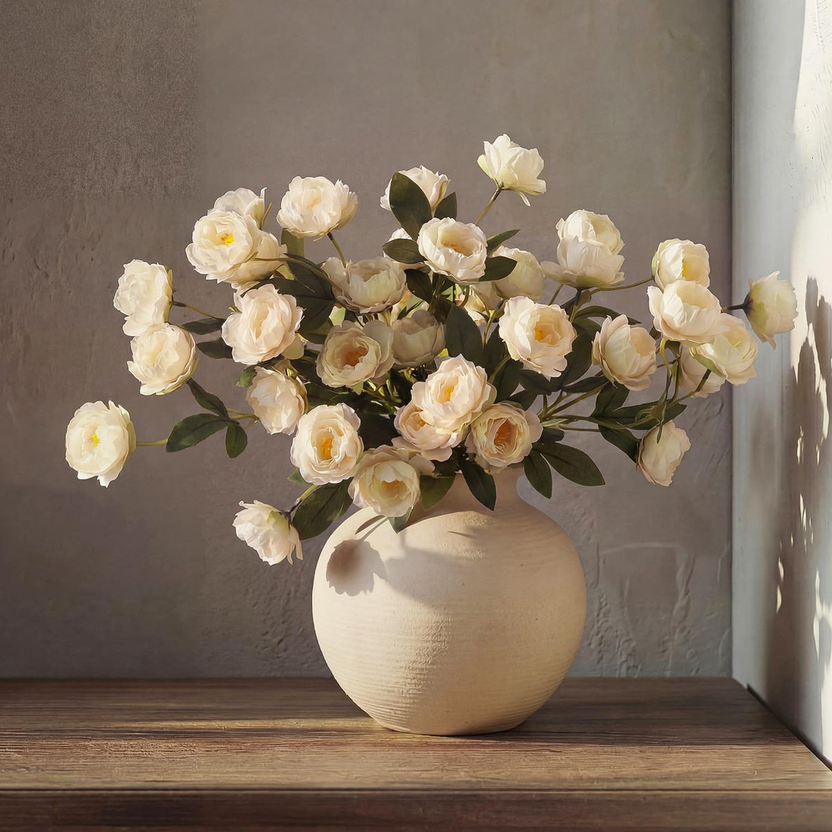 Craftsatin 6-pcs peony stems, 32-inch height for dramatic centerpiece.