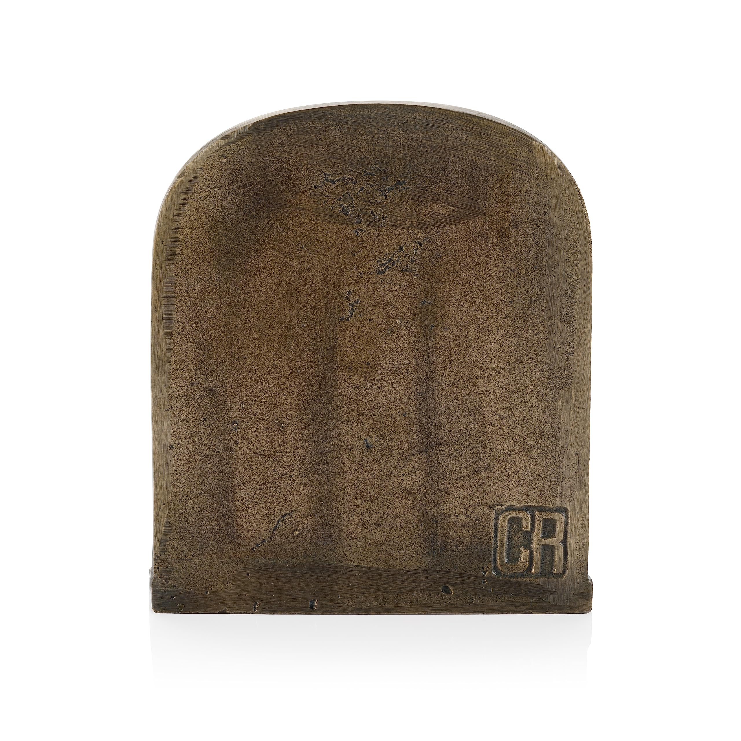Rubber base on Craftsman Road bookends prevents slipping