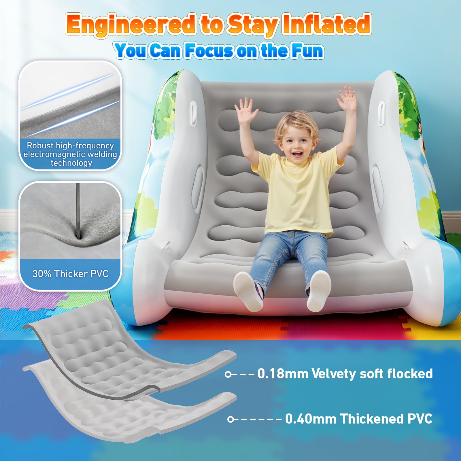 Crakrora kid safe base supports balance and safe bounces during use