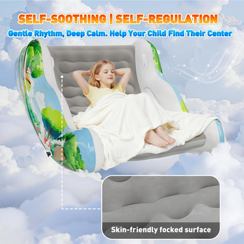 Crakrora sensory chair non slip surface for secure seated play