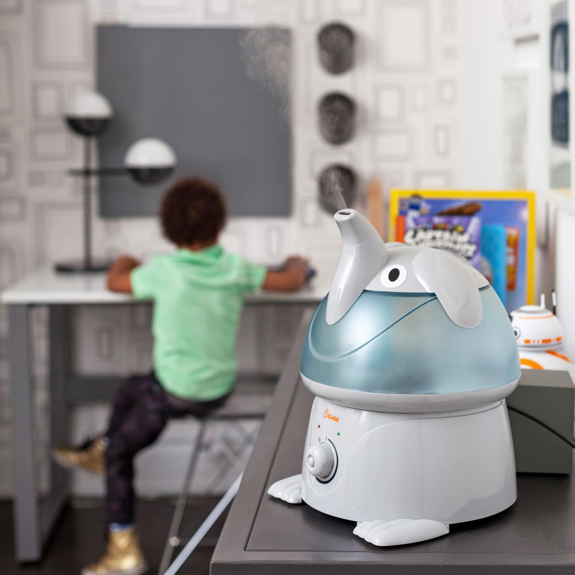 Crane one-gallon tank humidifier delivers long-lasting moisture for restful sleep