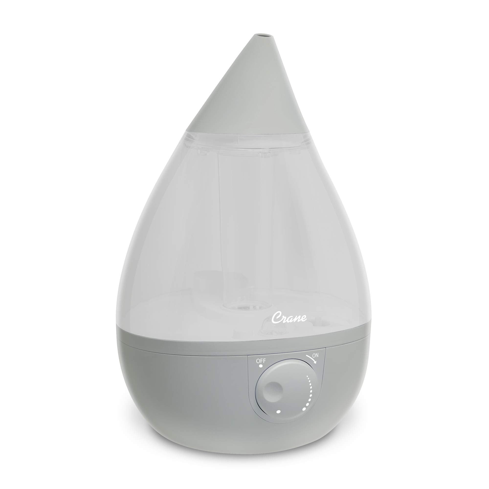 Crane Ultrasonic Cool Mist Humidifier with 1-gallon tank for broad room coverage