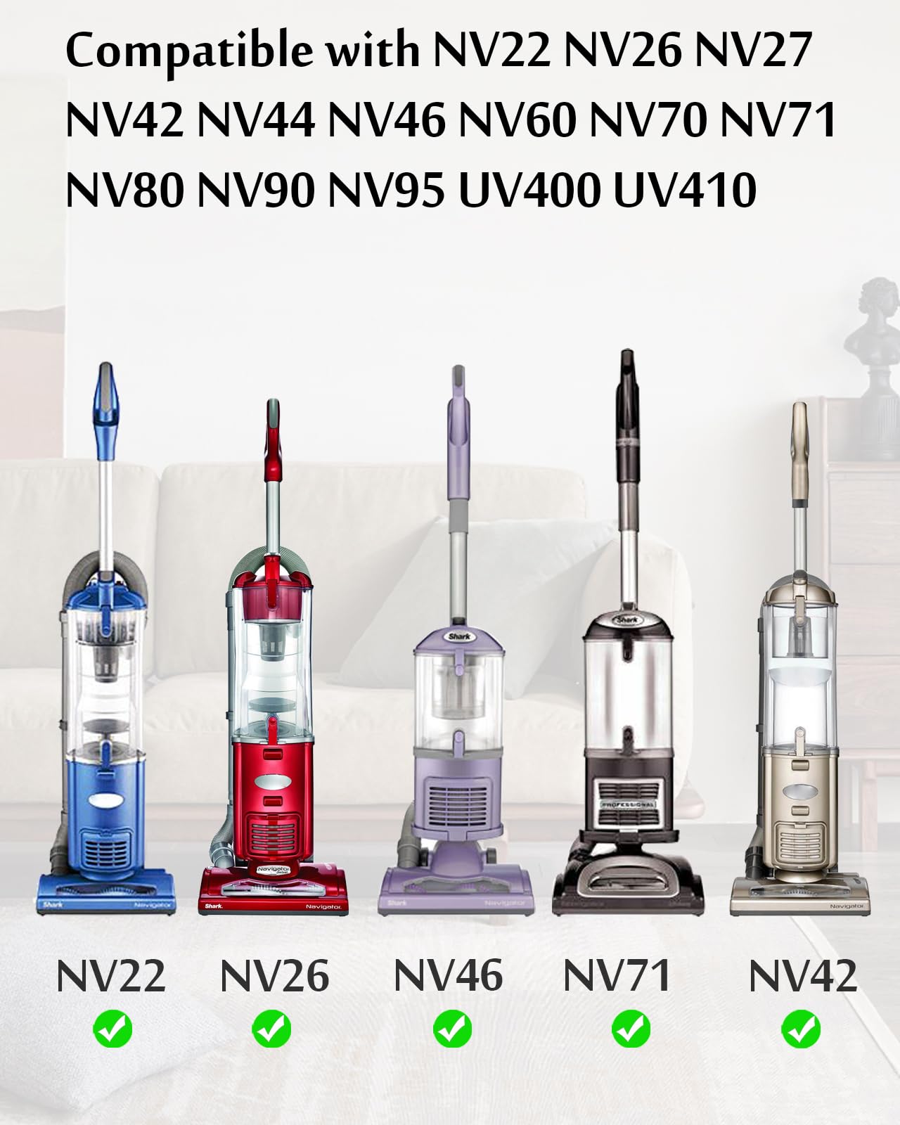CRAVERLAND replacement hose compatibility with multiple Shark NV models for easy upgrades