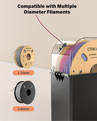 Creality Filament Dryer Box Pro 2.0 insulated sides for safe handling