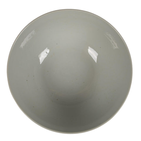Creative Co-Op brown stoneware bowl in use for serving fruit and salads