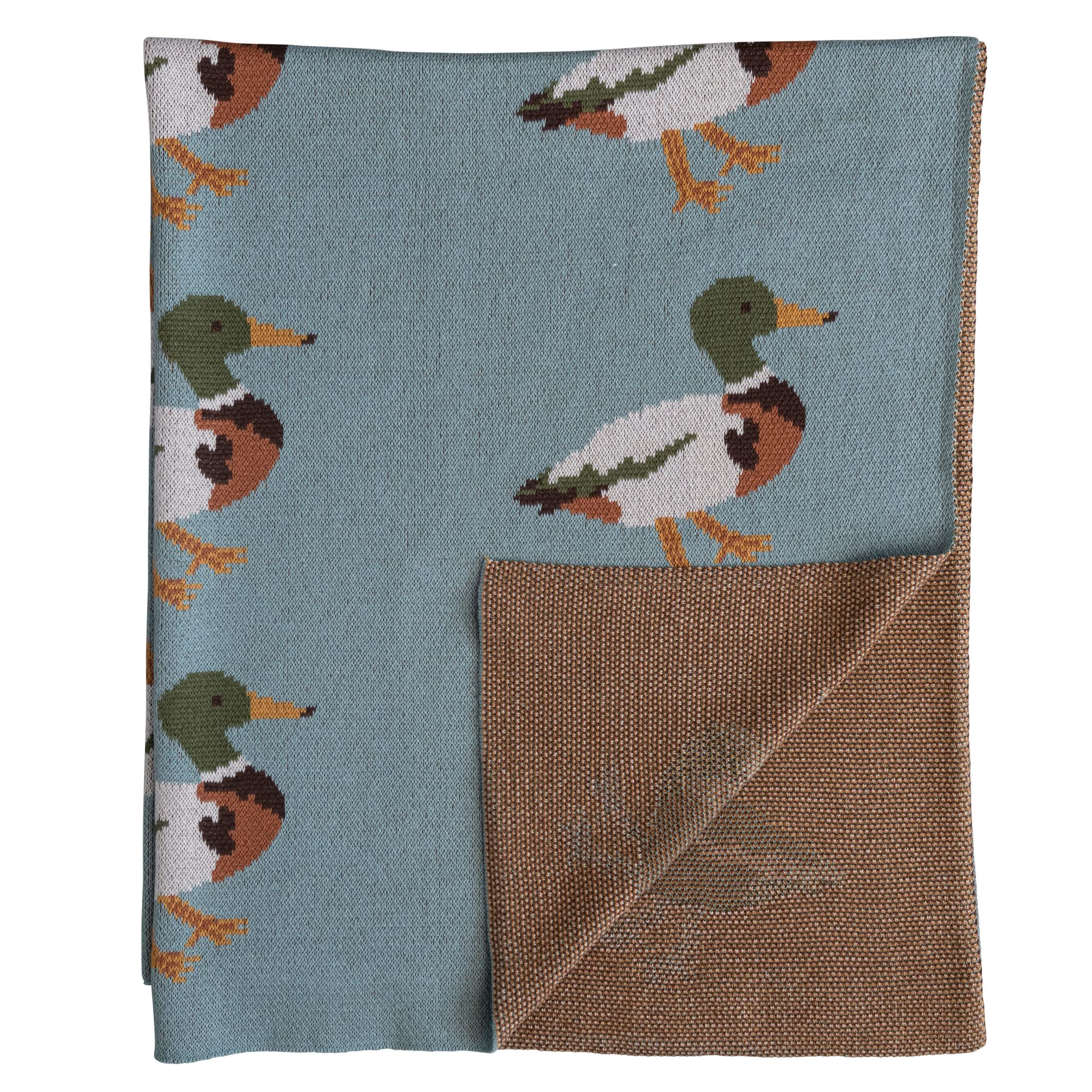Creative Co-Op cotton baby blanket designed for gentle skin and easy care.