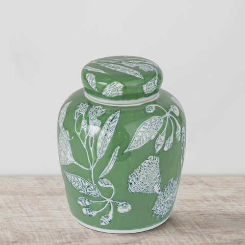 Creative Co-Op ginger jar opening diameter 2.25 inches suited for decorative items.