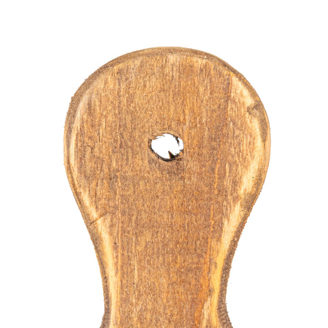 Creative Co-Op handled pedestal allows easy placement and repositioning.
