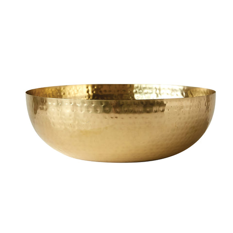 Elegant gold-tone serveware bowl from Creative Co-Op for gatherings.