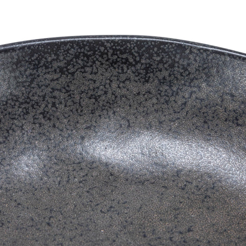 Creative Co-Op stoneware bowl close-up showing unique glaze variation