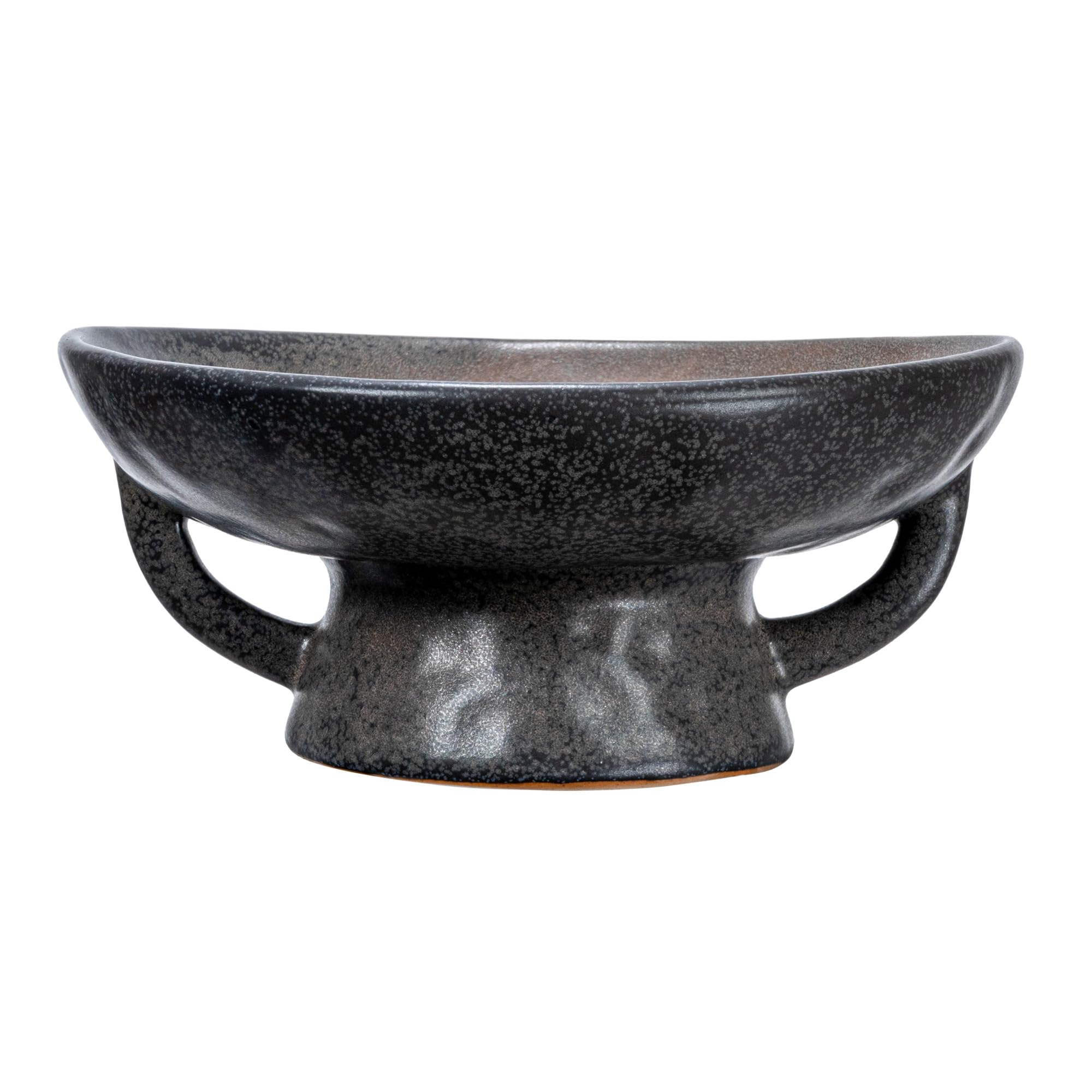 Creative Co-Op bowl with dried botanicals demonstrates decorative versatility