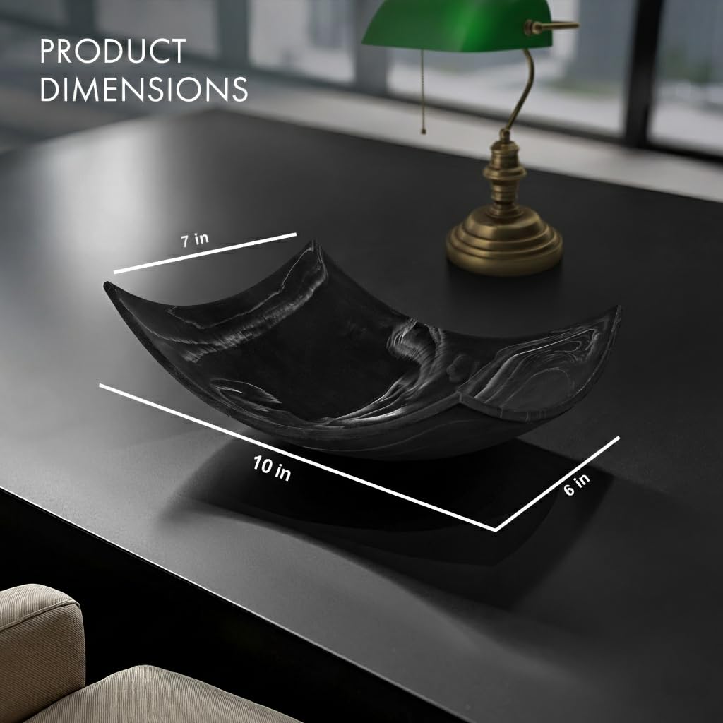 Creative Scents key dish in black marble look for stylish organization.