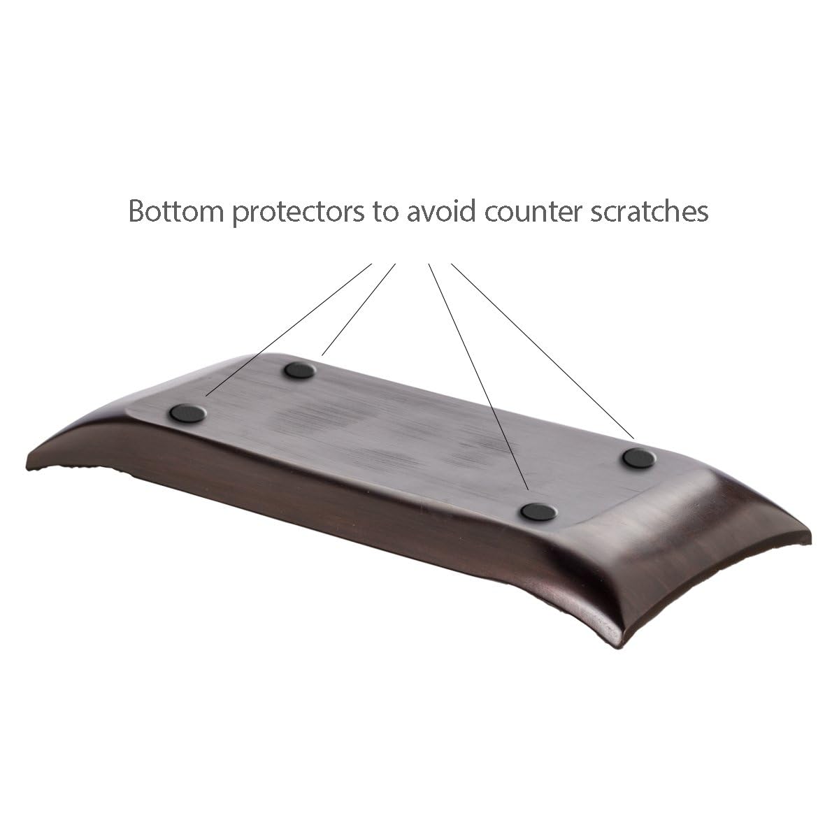 Creative Scents Dublin Brown Orb Detail, sculpted surface mimics natural stone.