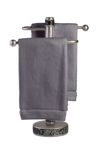 Creative Scents grey fingertip towels make a thoughtful housewarming or guest gift.