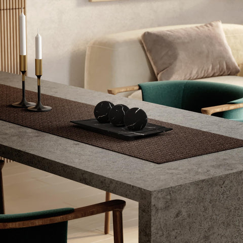 Creative Scents black marble centerpiece elevates dining table ambience