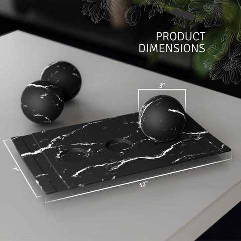 Creative Scents coffee table decor enhances surfaces with refined contrast