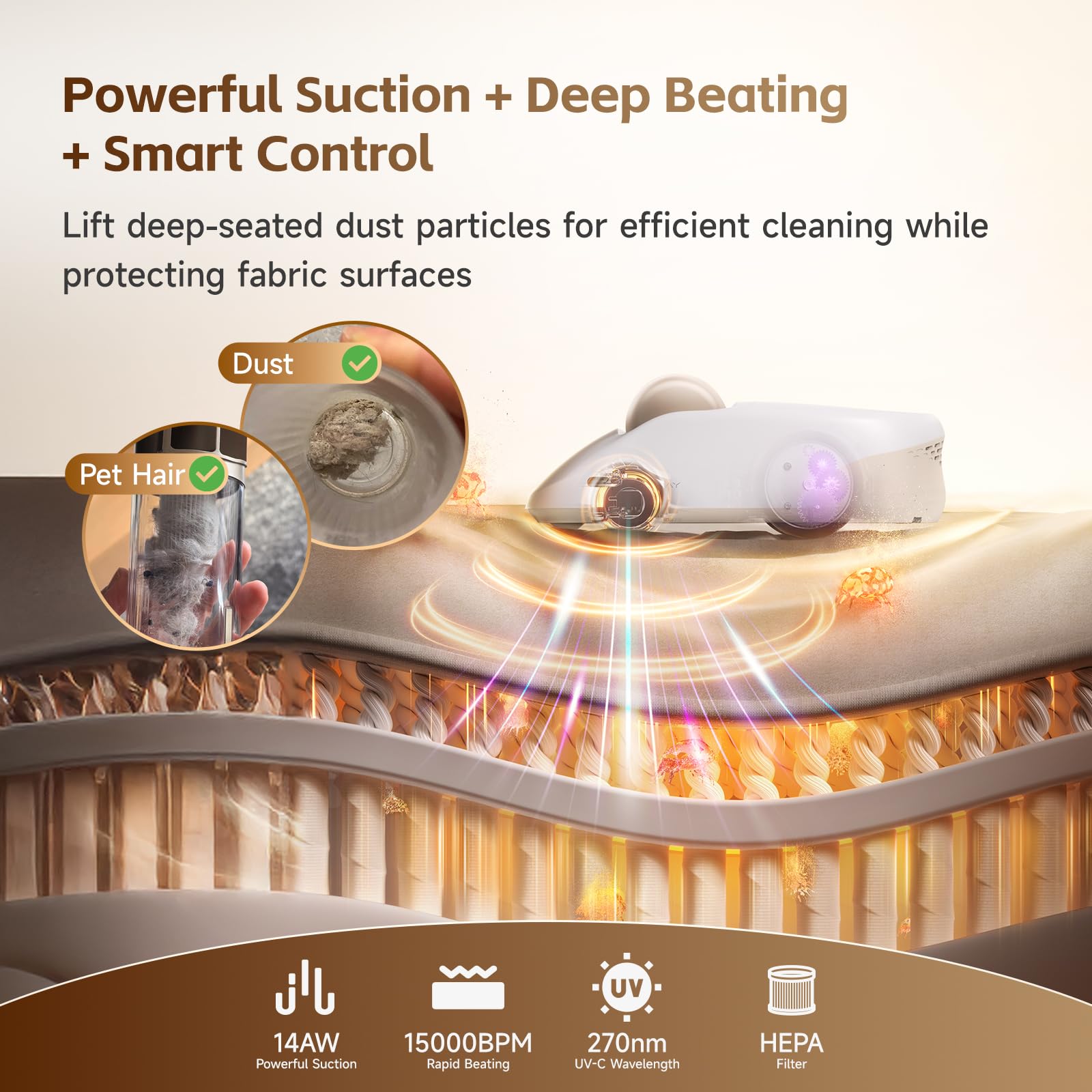 CREATULIZE X1 anti-tangle brush removes pet hair effectively