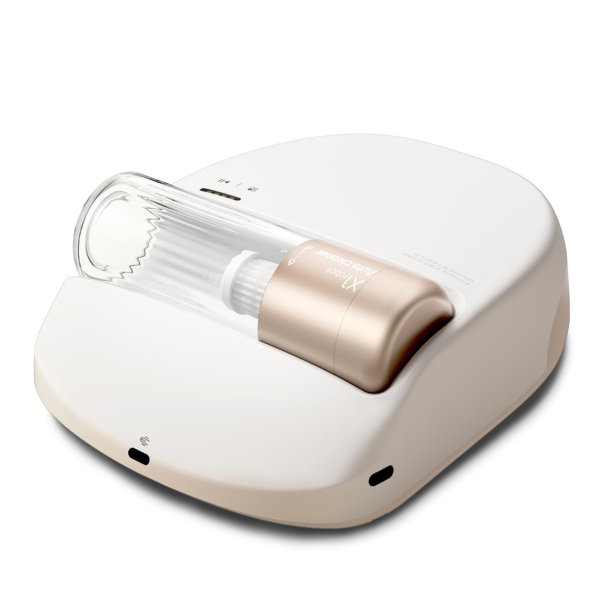 CREATULIZE X1 bed-cleaning robot front view for effortless surface cleaning