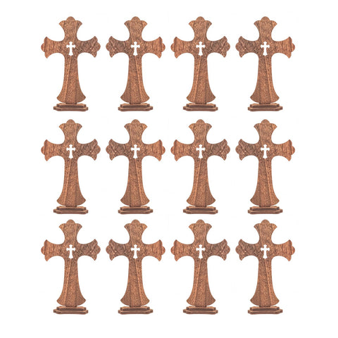 Cregugua prayer cross decor suitable for walls or tabletops