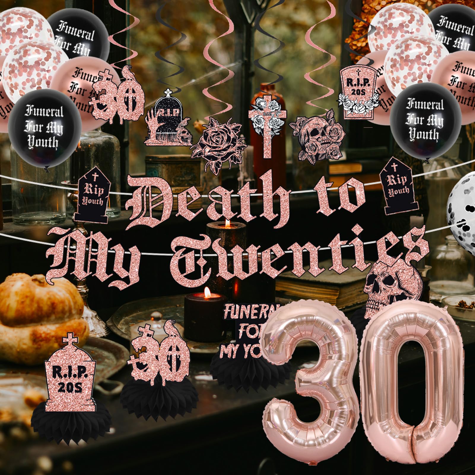 Crenics latex balloons in rose gold black hues for vibrant moments