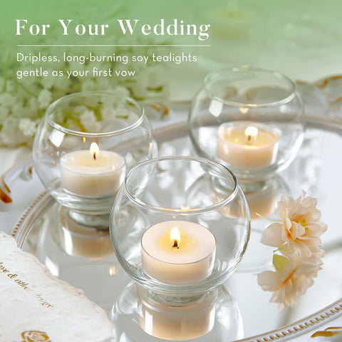 Crenovo tea lights prepared for emergency lighting kits