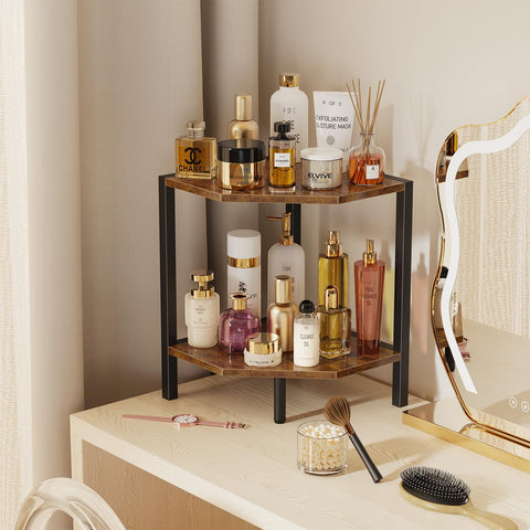 Creso Hom corner shelf stand smooth edge and eco-friendly finish